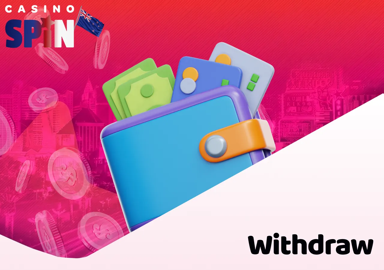 Players in New Zealand can withdraw winnings using convenient payment options.